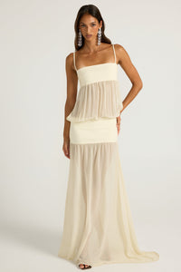 Hire ANCE GRIA Romeo Gown Dress in Cream