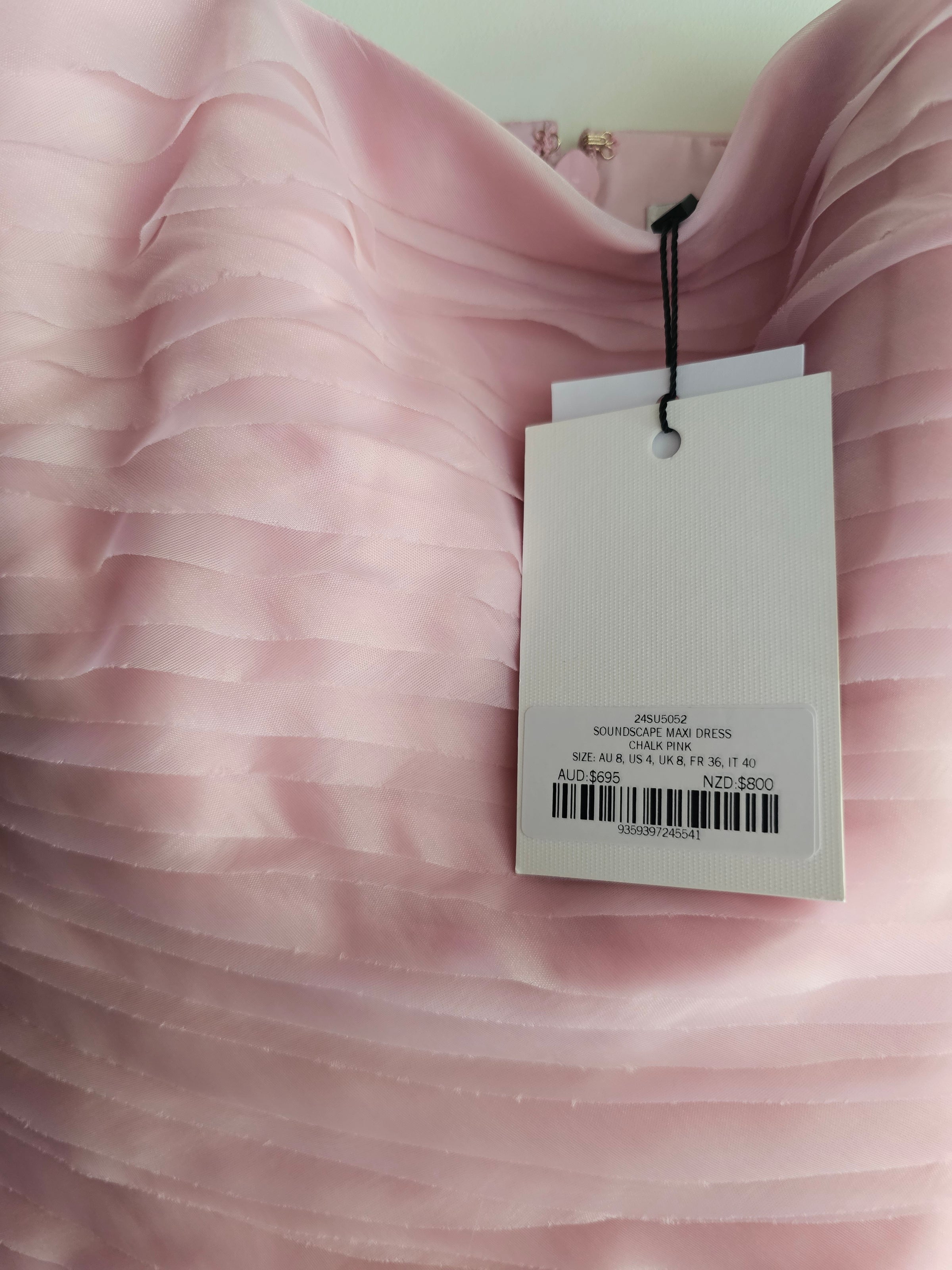 Hire AJE Soundscape Maxi Dress in Chalk Pink SUSTAINABLY. The Dress Hire Hire AJE Soundscape Maxi Dress in Chalk Pink SUSTAINABLY. The Dress Hire