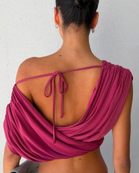 Hire BENNI Set Celia Maxi Skirt and Top in Rose Wine