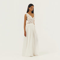Hire ARCINA ORI Arabella Dress in Ivory White