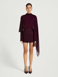 Hire BENNI Silas Mini Dress in Plum