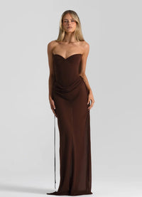 Hire NATALIE ROLT Verity Bustier in Espresso Brown (TOP ONLY)