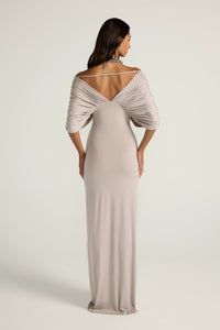 Hire ANCE GRIA Neve Dress in Silver Grey