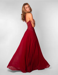 Hire FENITY Gaia Dress in Dark Red (small fitting)