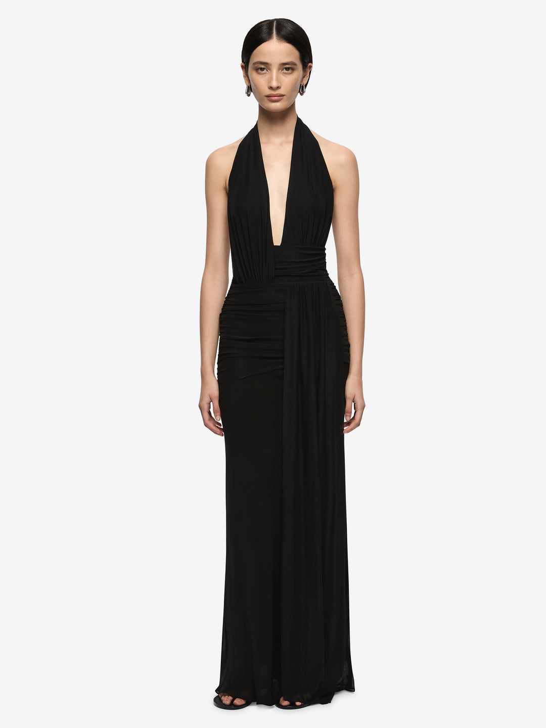 Hire BEC+BRIDGE Cassis Drape Maxi Dress in Black