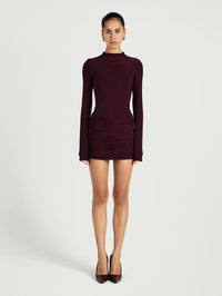 Hire BENNI Silas Mini Dress in Plum