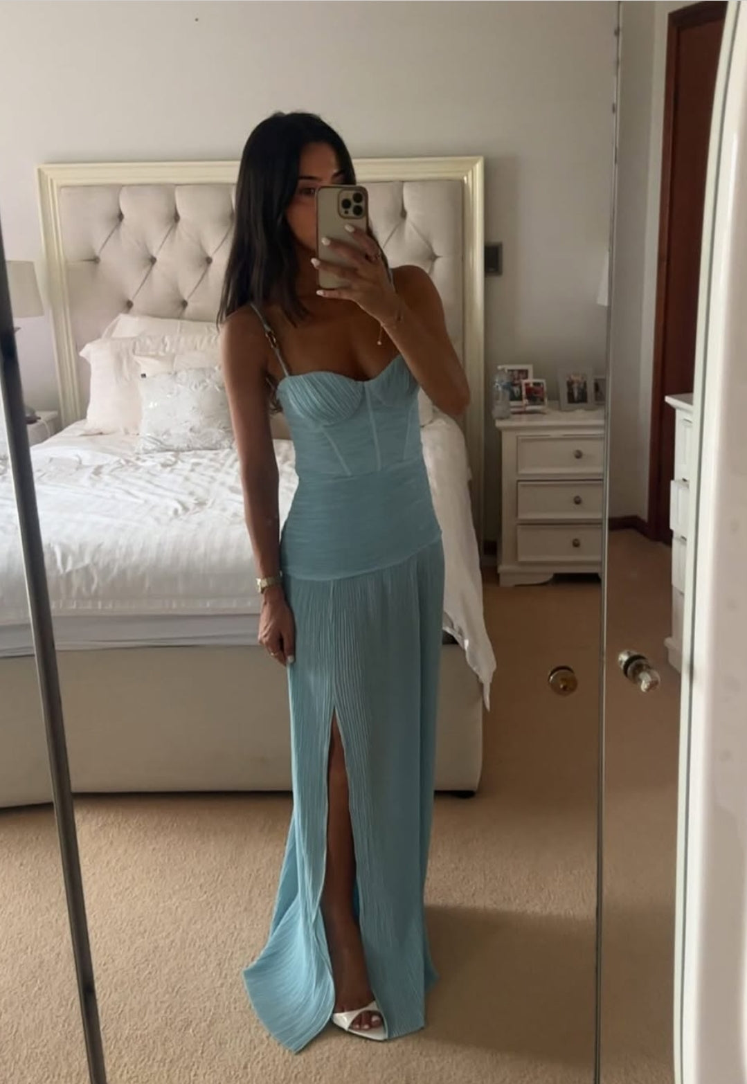 open lace back dress DOUBLE TIME MAXI
