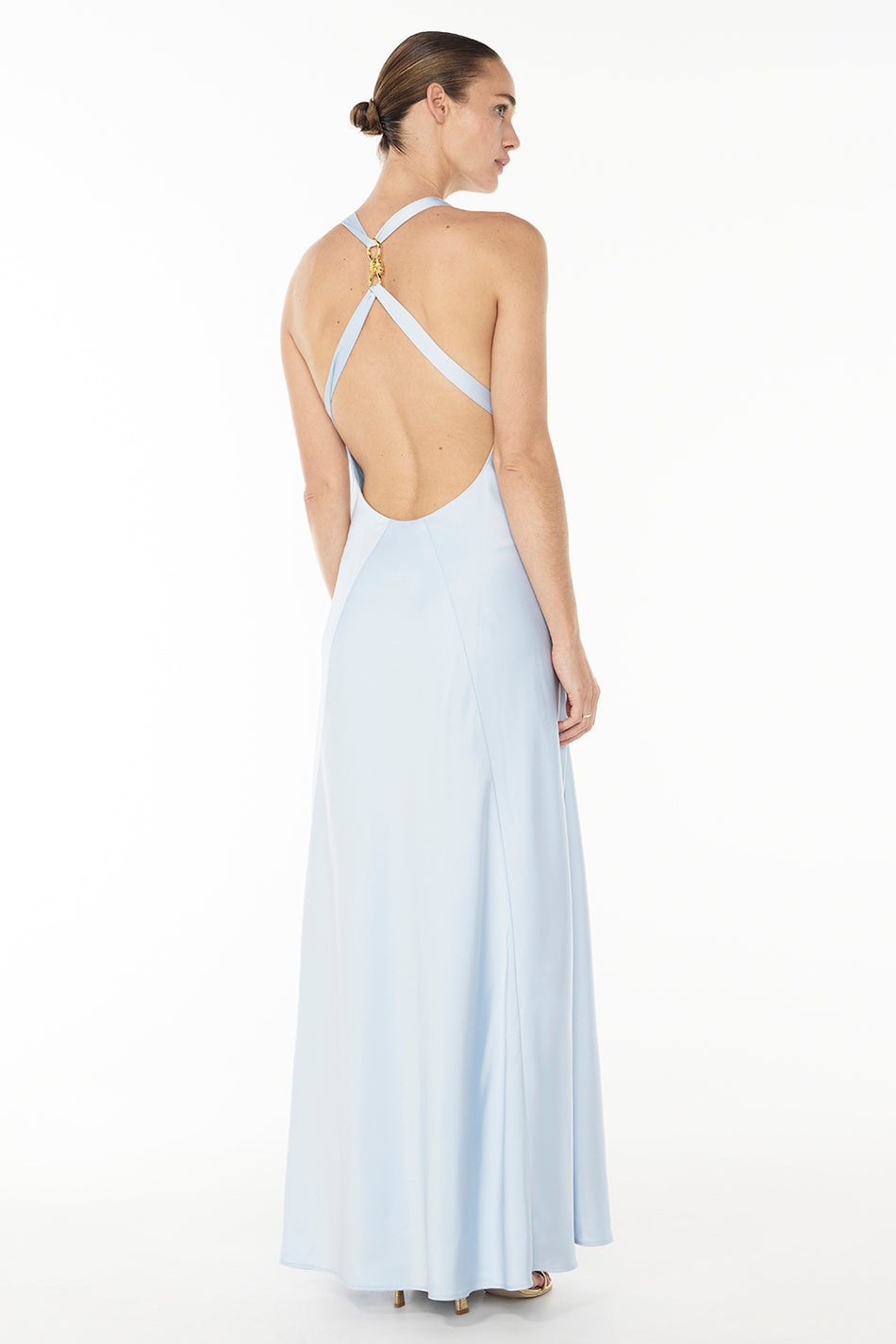 Hire MANNING CARTELL Charmed Cowl Slip Dress in Dove Blue