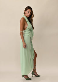 Hire KOSTER KULTURE Set Bobbies Maxi Skirt and Top in Postachio Green