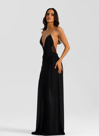 Hire NATALIE ROLT Agnes Dress Gown in Black