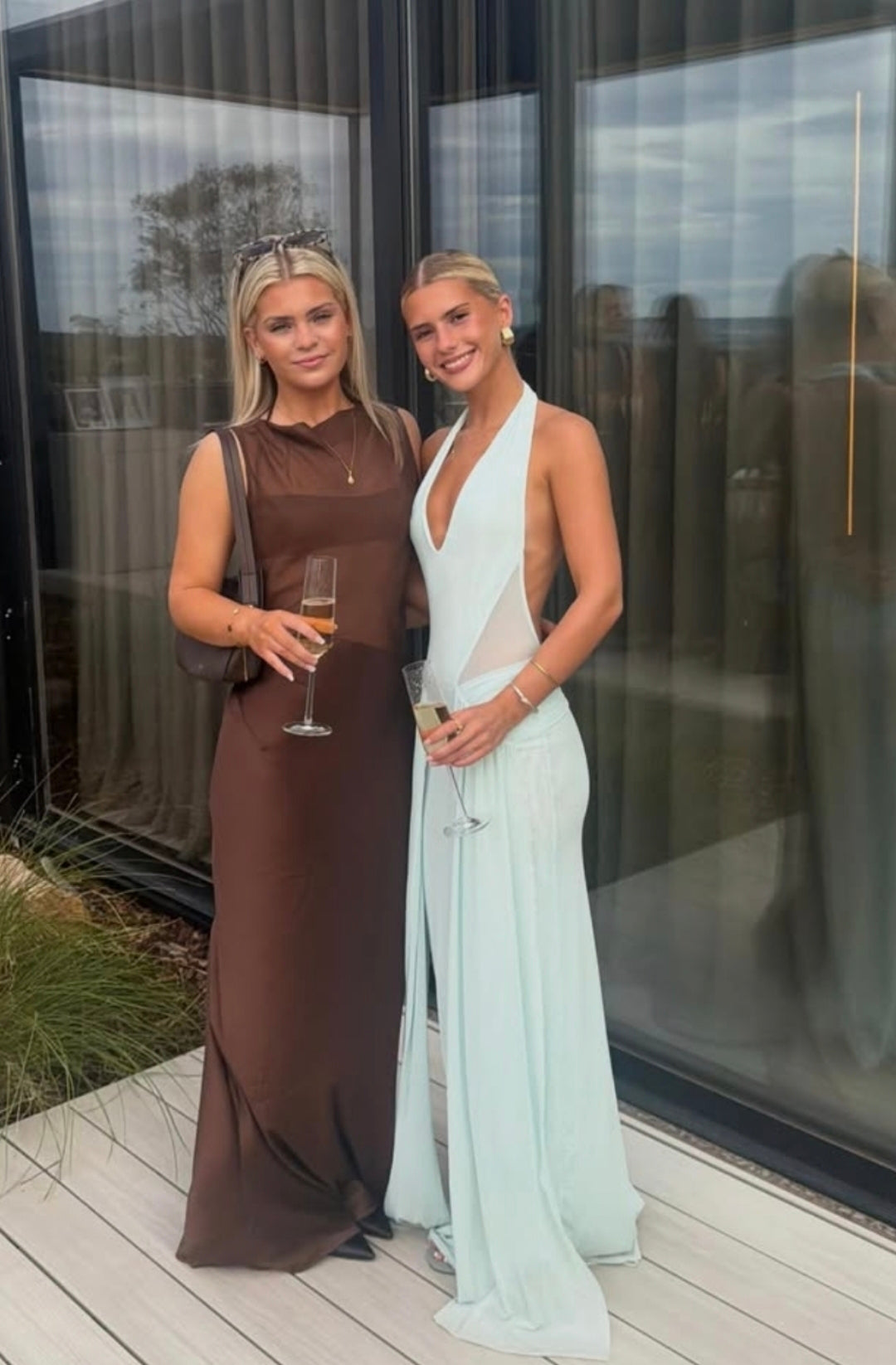 Hire BEC+BRIDGE Juniper Halter Maxi Dress in Spearmint