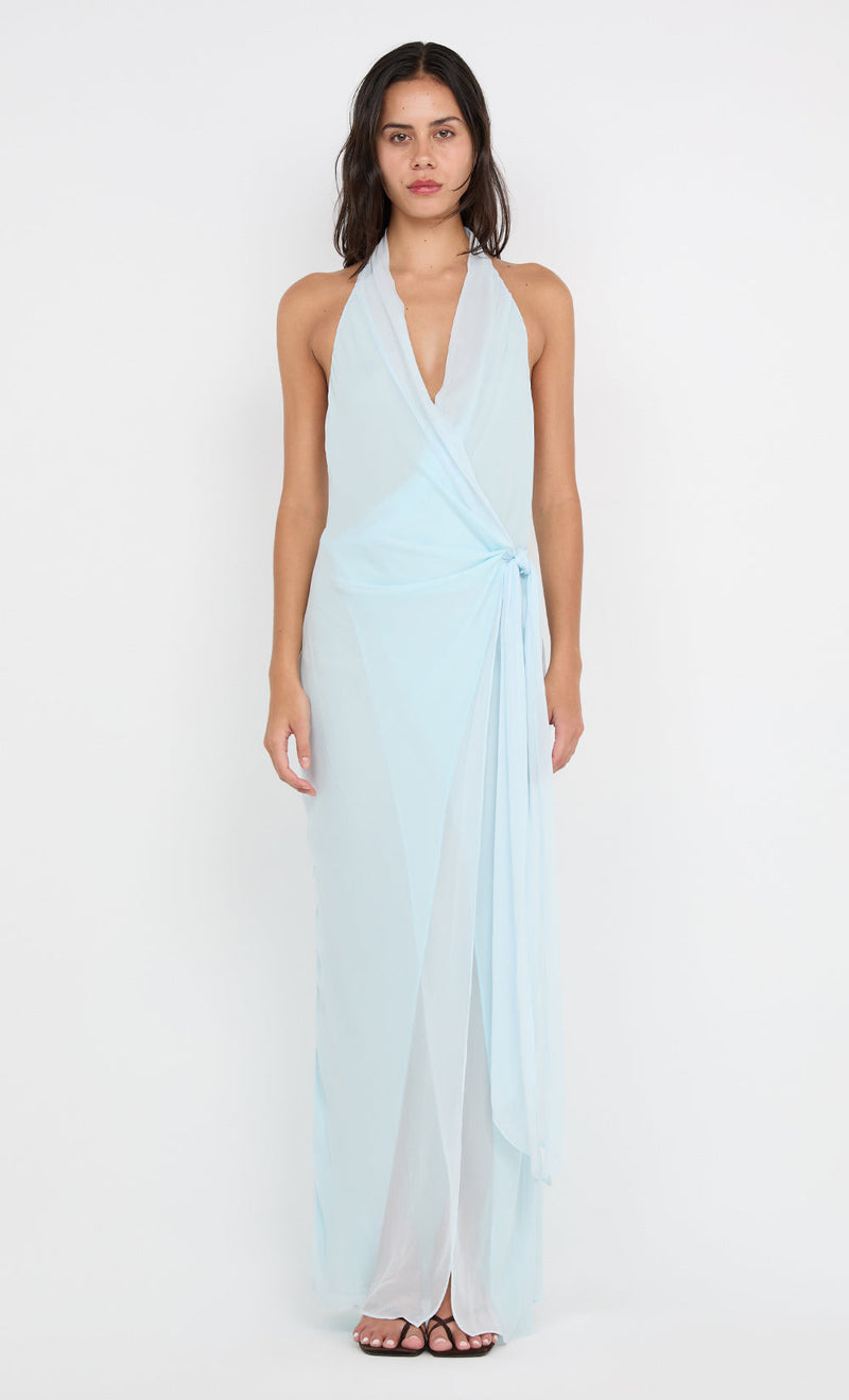 blue slip dress short Quinn Maxi Dress