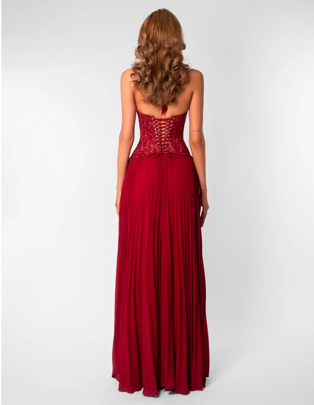 Hire FENITY Gaia Dress in Dark Red (small fitting)