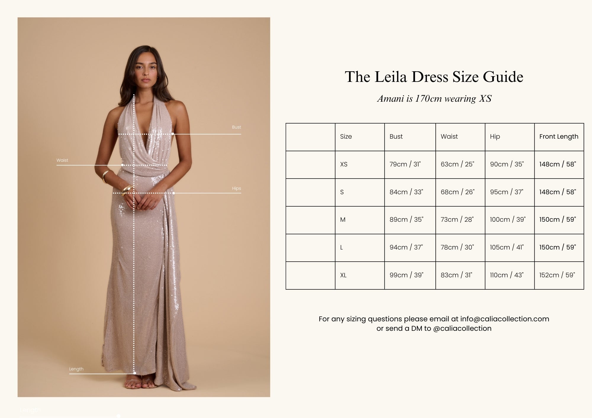 Hire CALIA COLLECTION Leila Sequin Maxi Dress in Silver