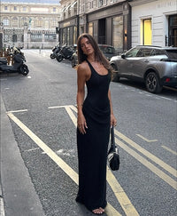 Hire BENNI Jade Maxi Dress in Black