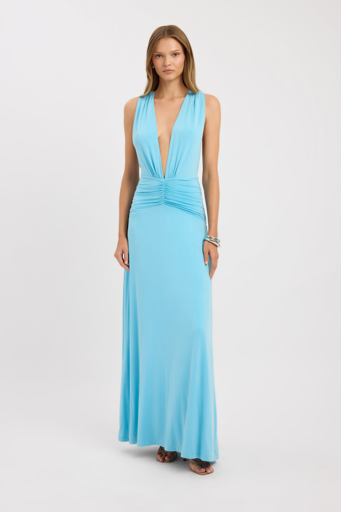 Hire KOOKAI Vera Maxi Dress in Coastal Blue