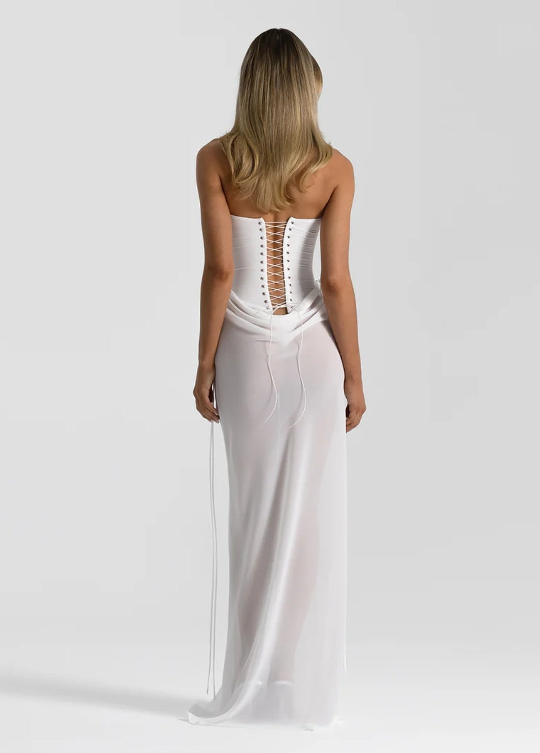 Hire NATALIE ROLT Verity Bustier in White (TOP ONLY)