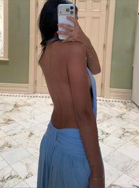 Hire ARCINA ORI Santina Dress in Sky Blue