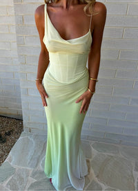 Hire NATALIE ROLT Hallie Gown in Citrus Yellow